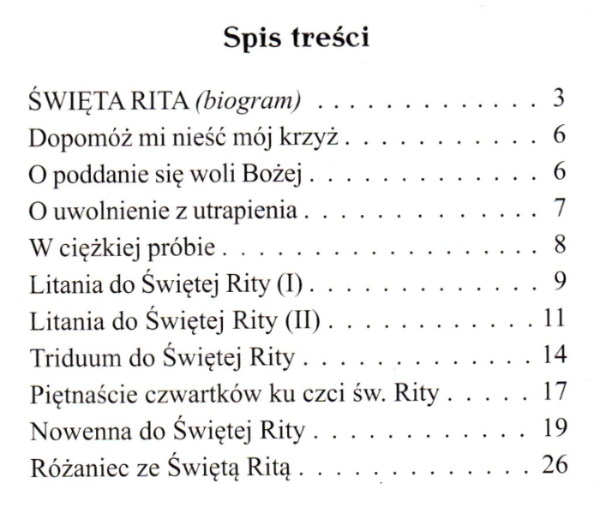 Módlmy się rita spis.jpg