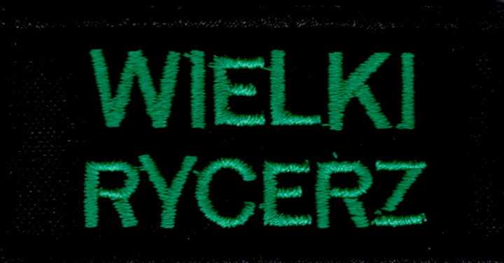 Naszywka dla Wielkiego Rycerza HAFT