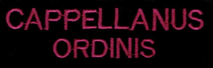 Naszywka z rzepą - dla kapelana