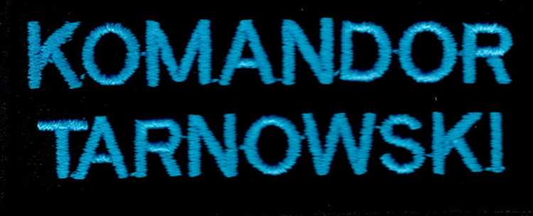 Naszywka rycerska z rzepą - dla komandora