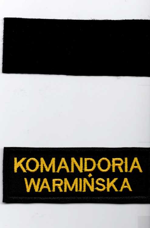 Naszywka Imienna - na rzepie 2