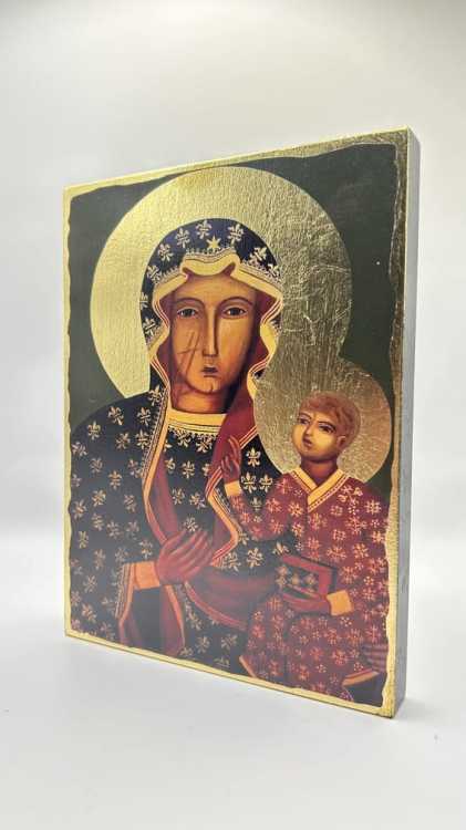 Ikona Matki Bożej Częstochowskiej widok główny