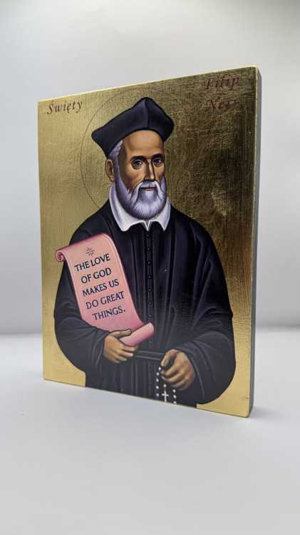 Ikona Świętego Filipa Neri widok główny