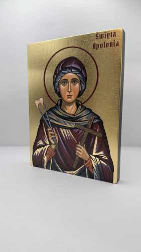 Ikona Świętej Apolonii widok główny