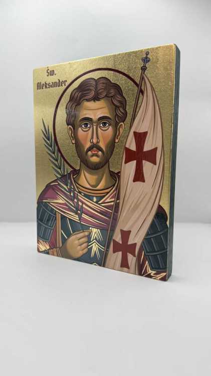 Ikona Świętego Aleksandra widok główny