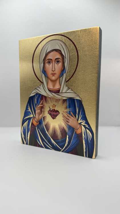 Ikona Serca Matki Bożej widok główny