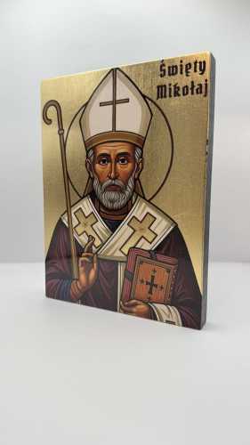 Ikona Świętego Mikołaja widok główny