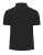 Koszulka polo krótki rękaw czarna z logo i napisem - tył