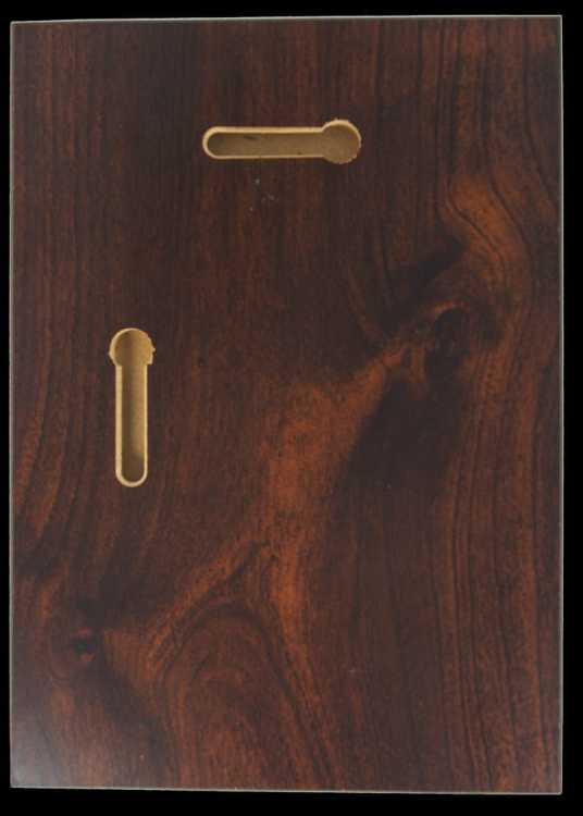 Plakietka Matka Boża z Dzieciątkiem - Pamiątka I Komunii Świętej widok tył