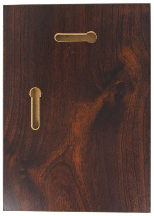 widok tyłu Obraz Matka Boża z Dzieciątkiem - pamiątka bierzmowania - plakietka