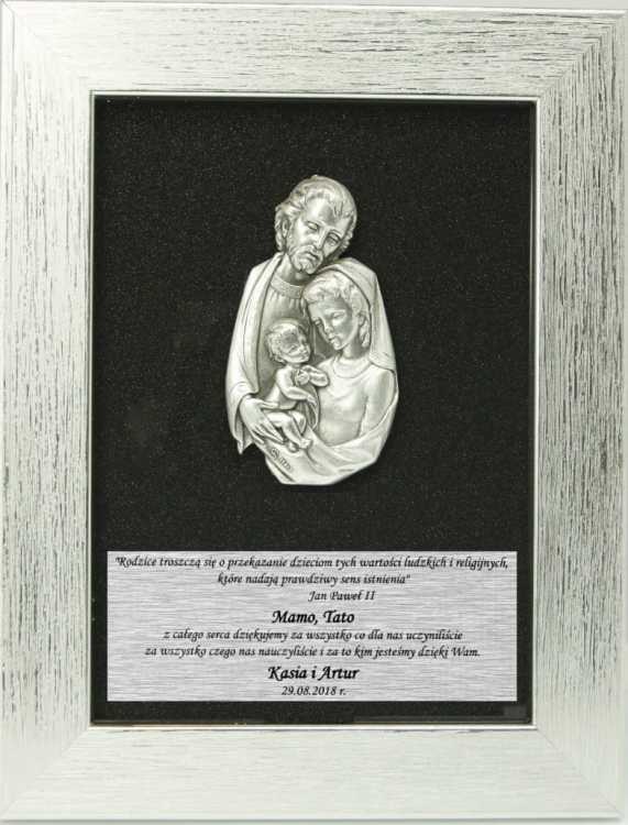 Święta Rodzina obrazek - podziękowanie rodzicom - prezent dla rodziców