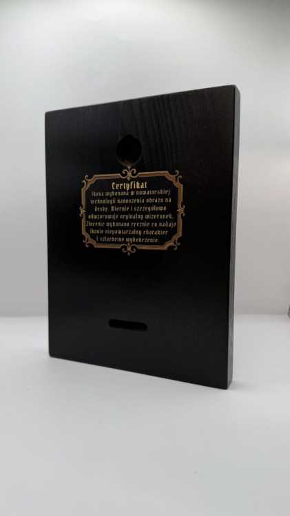 Ikona Świętego Kosmy i Damiana widok z tyłu