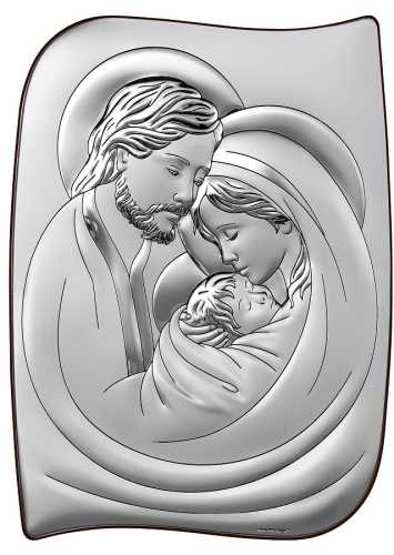 Obraz Święta Rodzina ze srebrem 6466/2