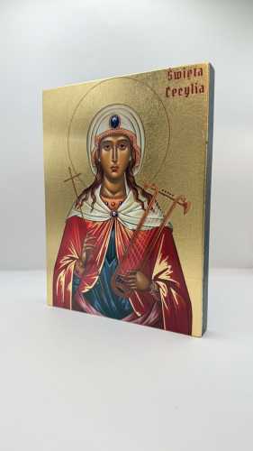 Ikona Świętej Cecylii widok główny