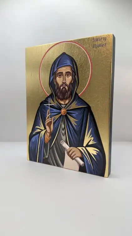 Ikona Świętego Oliwiera widok główny