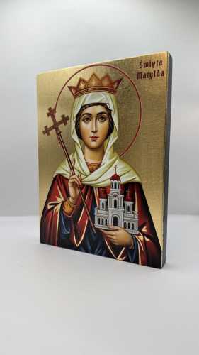 Ikona Świętej Matyldy widok główny