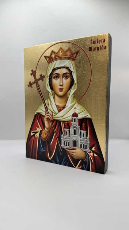 Ikona Świętej Matyldy widok główny
