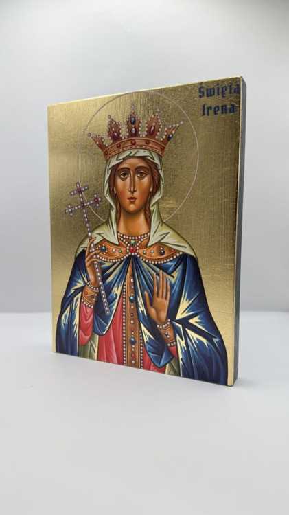 Ikona Świętej Ireny widok główny