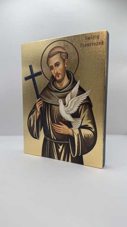 Ikona Świętego Franciszka widok główny