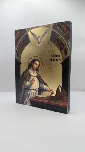 Ikona Świętego Grzegorza widok główny