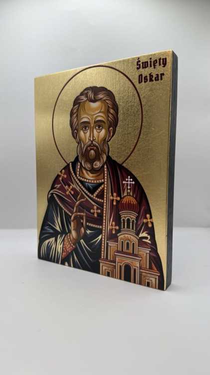 Ikona Świętego Oskara widok główny