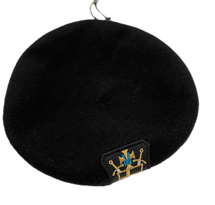 Beret rycerski Zakonu Rycerzy św. Jana Pawła II czarny