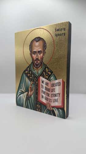 Ikona Świętego Ignacego Loyoli widok główny