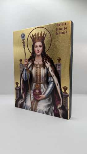 Ikona Świętej Jadwigi Królowej Polski widok główny