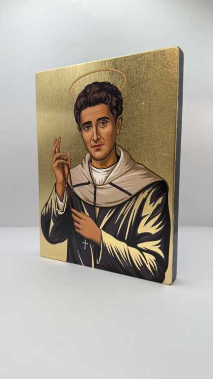 Ikona błogosławionego Piotra Jerzego Frassati widok główny