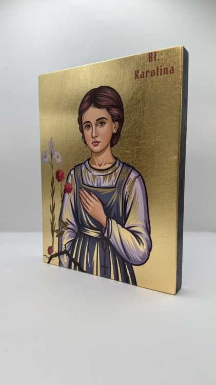 Ikona Błogosławionej Karoliny widok główny