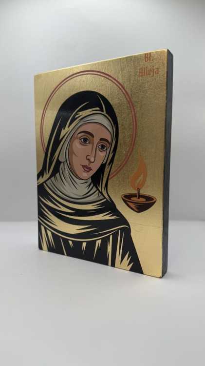 Ikona Błogosławionej Alicji widok główny