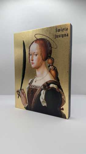 Ikona Świętej Justyny widok główny