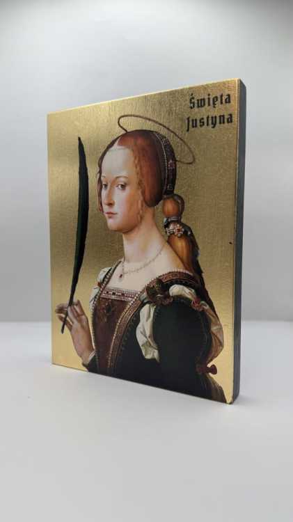 Ikona Świętej Justyny widok główny