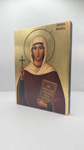 Ikona Świętej Moniki widok główny