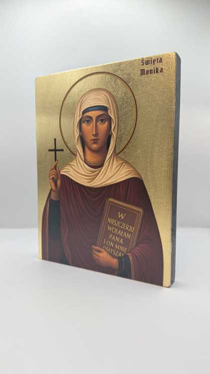 Ikona Świętej Moniki widok główny