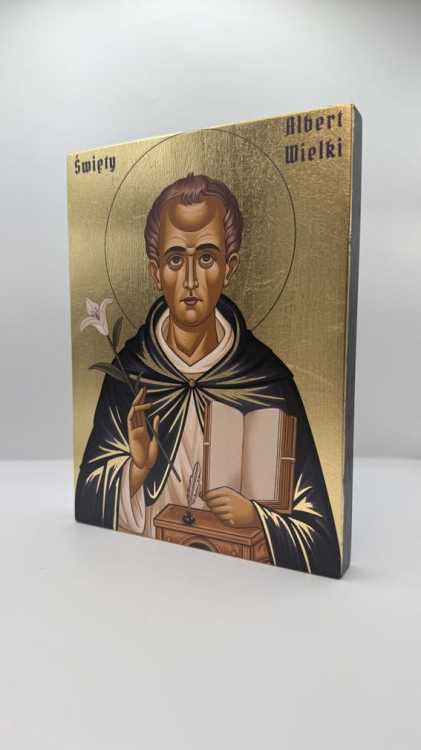 Ikona Świętego Alberta Wielkiego widok główny