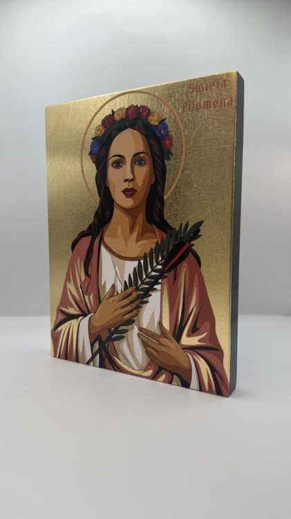 Ikona Świętej Filomeny widok główny