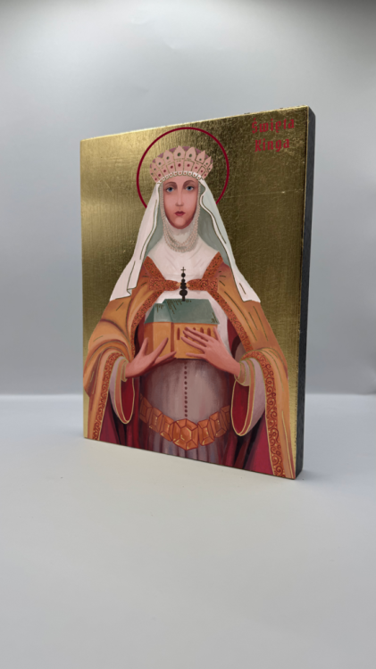 Ikona Świętej Kingi widok główny