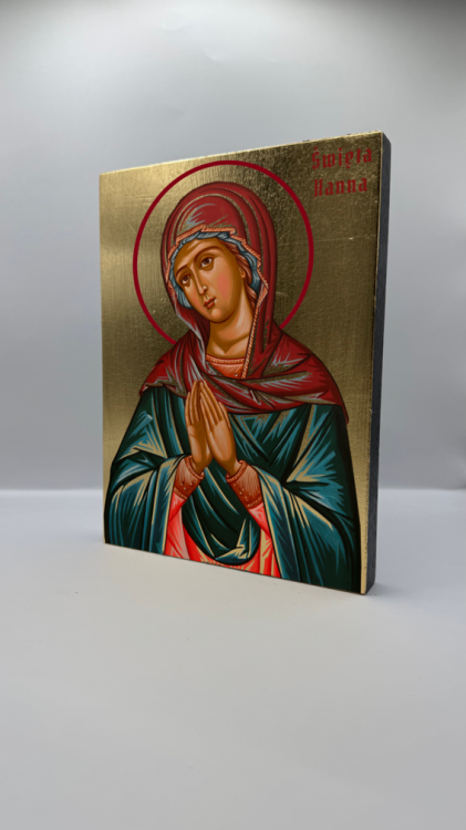 Ikona świętej Hanny widok główny