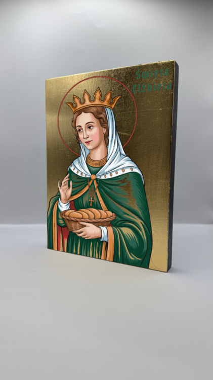 Ikona Świętej Elżbiety widok ogólny