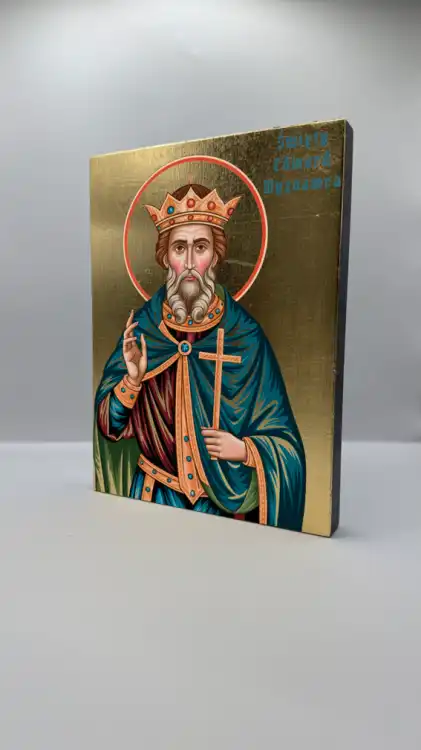 Ikona świętego Edwarda Wyznawcy widok główny