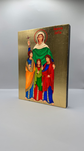 Ikona Świętej Zofii widok ogólny