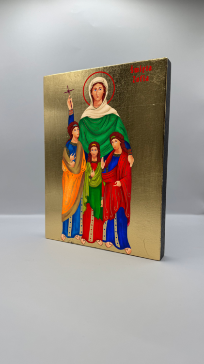 Ikona Świętej Zofii widok ogólny