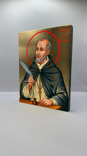 Ikona Świętego Jana Kanty widok ogólny