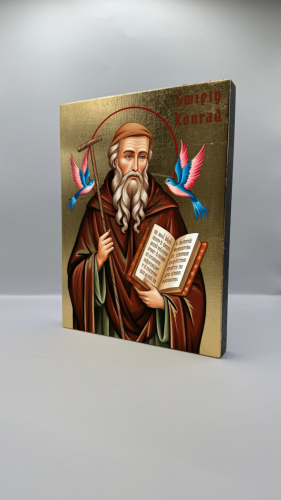 Ikona Świętego Konrada widok ogólny