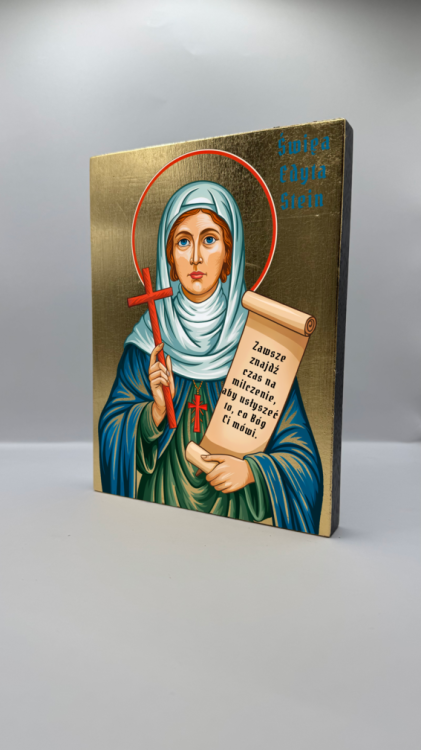 Ikona Świętej Edyty Stein widok ogólny