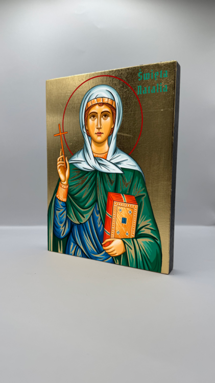 Ikona Świętej Natalii widok ogólny