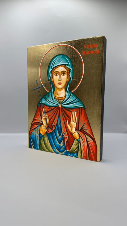 Ikona Świętej Wiktorii widok ogólny