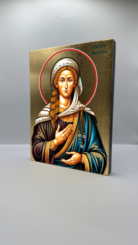 Ikona Świętej Aurelii widok główny