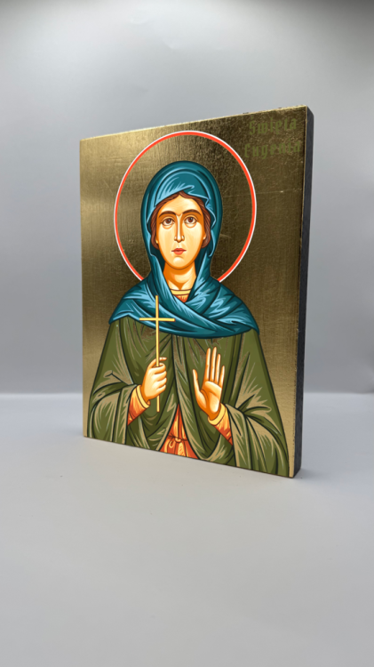 Ikona Świętej Eugenii widok główny